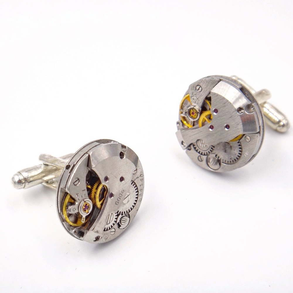 Elon cufflinks by TimeTailored - bespoke watchpart